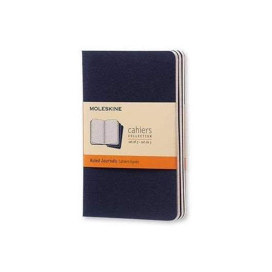 32 POCKET RULED JOURNAL (BLUE)