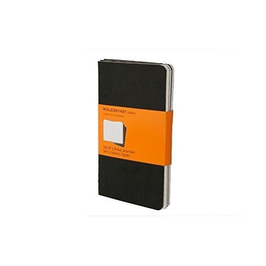 32 POCKET RULED JOURNAL (3 BLACK)