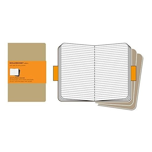 32 POCKET RULED JOURNALS (3 BROWN)