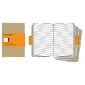 32 POCKET RULED JOURNALS (3 BROWN)