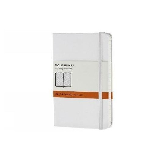 32 POCKET RULED NOTEBOOK (WHITE HC)