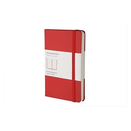 32 POCKET RULED NOTEBOOK (RED HC)