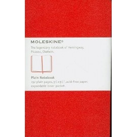 32 POCKET PLAIN NOTEBOOK (RED)