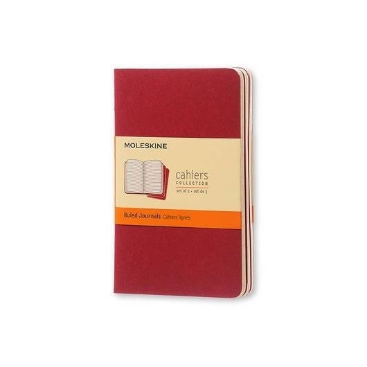 32 POCKET RULED JOURNAL (3 RED)