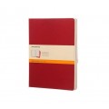 32 XLARGE RULED JOURNALS (3 RED)