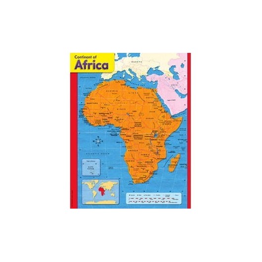 CONTINENT OF AFRICA CHART
