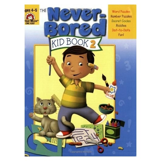 NEVER BORED KIB BOOK  2 AGES 4-5