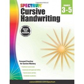 CD-704692 CURSIVE HANDWRITING GRADES 3-5