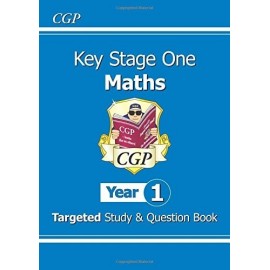 CGP M1R11 KS1 Maths Targeted Study&Question Book Yr.1