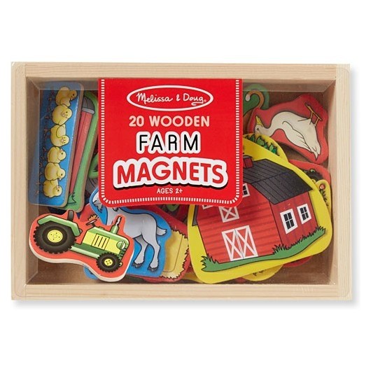 WOODEN FARM MAGNETS