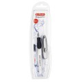 10999738 SCHOOL FAOUNTAIN PEN M-NIB WHITE/BLACK