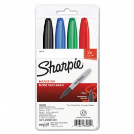 SHARPIE MARKERS (PACK OF 4)