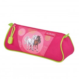 50014460 PENCIL POUCH TRIANG.  SPRING HORSES
