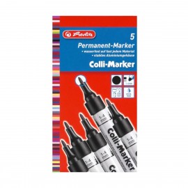 Colli Marker 1-4 mm black 5 pieces in cardboard box