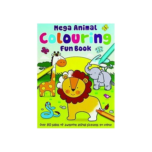 Mega Animal Colouring Fun Book