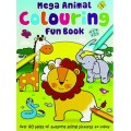 Mega Animal Colouring Fun Book