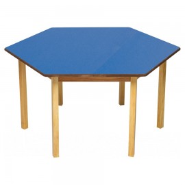 Tuf Class™ Hexagonal Table - Blue
