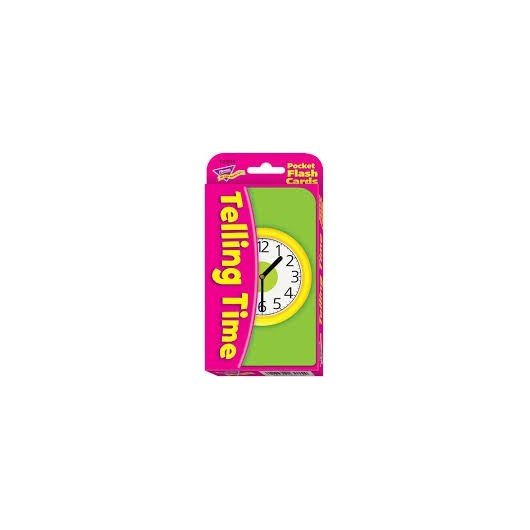T23015 Telling Time Pocket Flash Cards