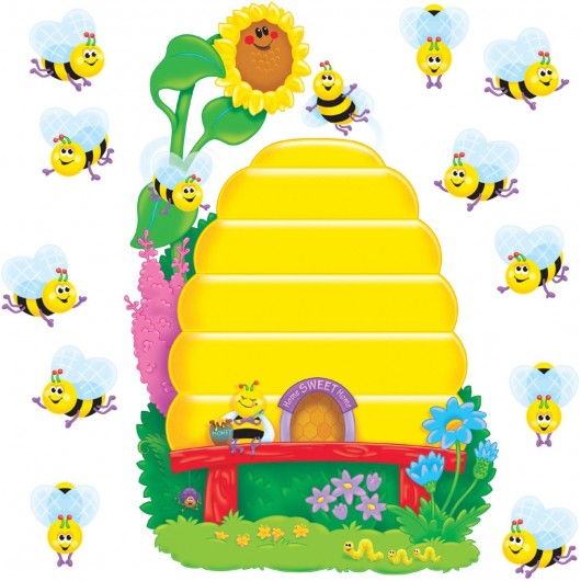 T8077 Buzzy Beehive Bulletin Board Set