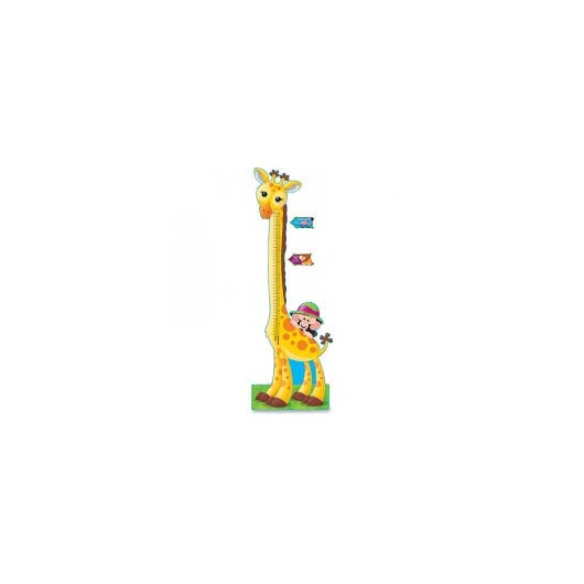 T8176 Giraffe Growth Chart Bulletin Board Set