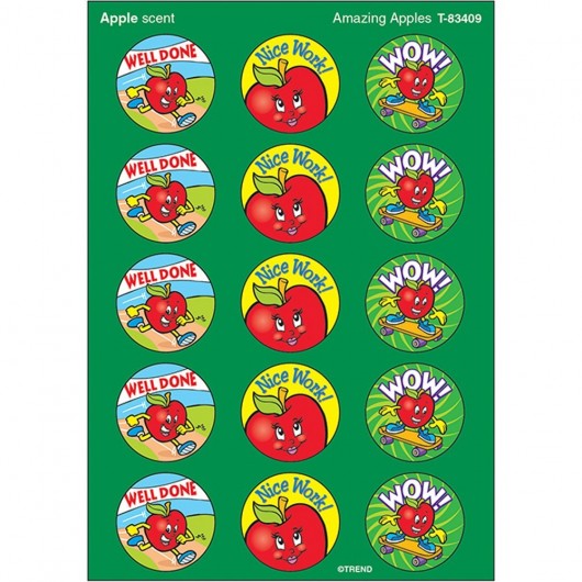 T83409 Amazing Apples Large Stinky Stickers