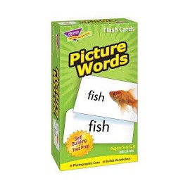 T53004 Picture Words Skill Drill Flash Cards