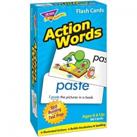 T53013 Action Words Skill Drill Flash Cards