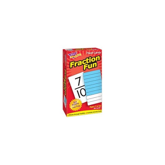 T53109 Fraction Fun Skill Drill Flash Cards