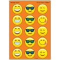 T83433 Emoji Cheer Orange Scent Large Stinky Stickers