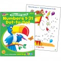 T94222 Numbers 1-31 Dot To Dot Wipe Off Book