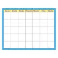 T27802B Blue Check Wipe Off Monthly Calendar