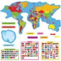 T-8259 Continents & Countries Bulletin Board Set