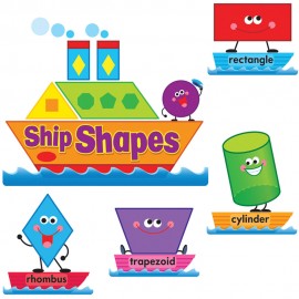 T-8270 Ship Shapes & Colors Bulletin Board Set