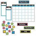 T-8392 Bold Strokes Wipe Off Calendar Bulletin Board Set