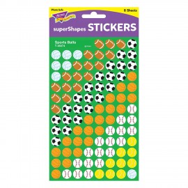 T-46074 Sports Balls Super Shapes Stickers