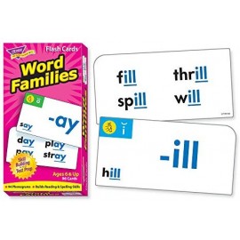 T-53014 Word Families Skill Drill Flash Cards