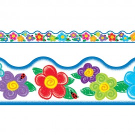 T-92146 Crayon Flowers Terrific Trimmers