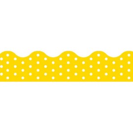 T-92667 Polka Dots Yellow Terrific Trimmers