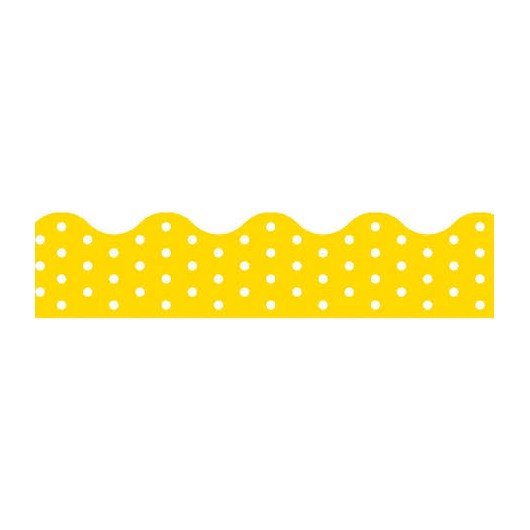 T-92667 Polka Dots Yellow Terrific Trimmers